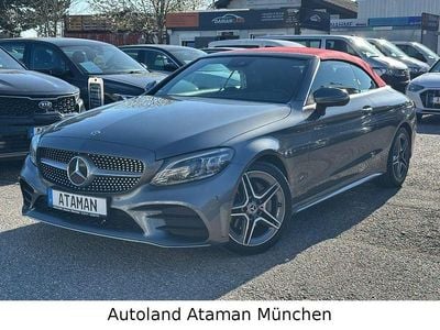 Usata Mercedes C220 AMG line 194 CV (142 kW) 2020 Grigio Cabrio
