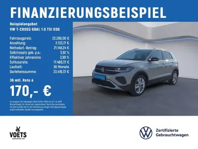 Gebraucht VW T-Cross Goal 116 PS (85 kW) 2025 Grau SUV