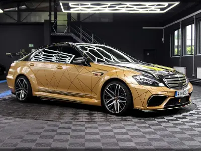 Usata Mercedes S450 340 CV (250 kW) 2007 Argento Berlina