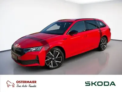 Second-hand Skoda Octavia SportLine 150 CP (110 kW) 2024 Roșu Break