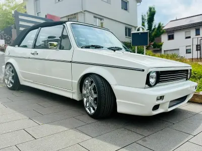 Gebraucht VW Golf Cabriolet 98 PS (72 kW) 1989 Weiß Cabrio