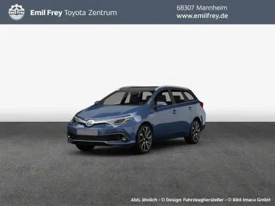 Gebraucht Toyota Auris 99 PS (72 kW) 2016 Denimblau metallic Kombi