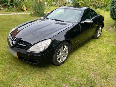 gebraucht Mercedes SLK200 kompressor schwarz rentnerauto