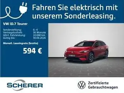 Gebraucht VW ID.7 210 kW (286 PS) 2025 Rot (kings red metallic) Kombi