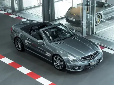 Gebraucht Mercedes SL63 AMG AMG 525 PS (386 kW) 2010 Grau Cabrio