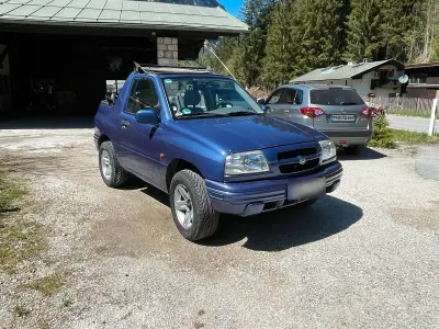 Gebraucht Suzuki Grand Vitara 120 PS (88 kW) 1998 Blau Cabrio