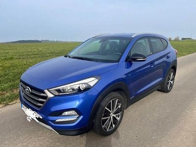 Gebraucht Hyundai Tucson Premium 177 PS (130 kW) 2018 Blau SUV