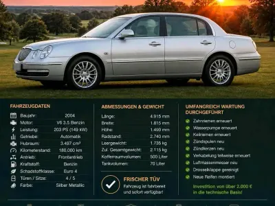 Gebraucht Kia Opirus 204 PS (150 kW) 2004 Silber Limousine
