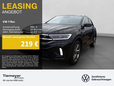 Schwarz Gebraucht 2025 VW T-Roc R-line SUV | 28.720 € (Fairer Preis)