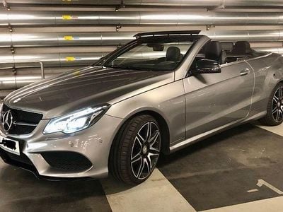 Usata Mercedes E250 AMG 211 CV (155 kW) 2015 Grigio Cabrio