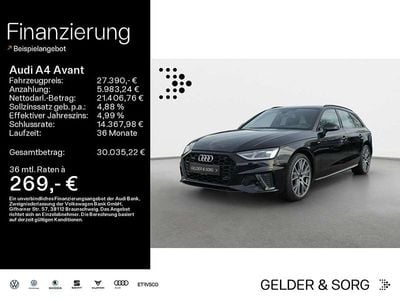 Usata Audi A4 S-Line 204 CV (150 kW) 2022 Nero Station wagon