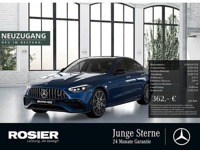 Gebraucht Mercedes C43 AMG AMG 408 PS (300 kW) 2024 Blau / spektralblau Limousine