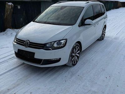 Gebraucht VW Sharan Allstar 150 PS (110 kW) 2016 Weiß Van / Kleinbus