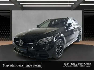 Gebraucht Mercedes C300e AMG 194 PS (142 kW) 2021 Lack obsidianschwarz Kombi