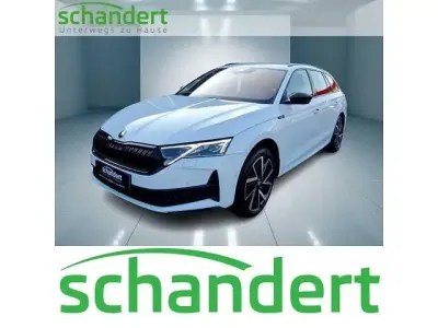 Neu Skoda Octavia SportLine 150 PS (110 kW) 2025 Moonweiss metallic Kombi