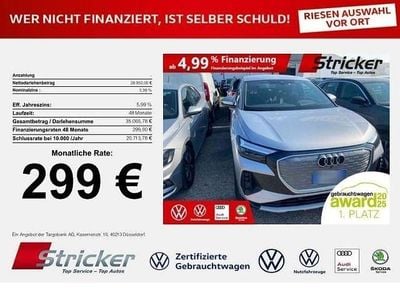 Silber Gebraucht 2023 Audi Q4 Sportback e-tron SUV | 28.949 € (Superpreis)