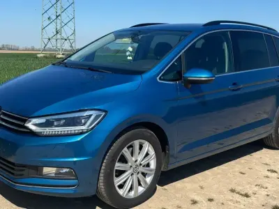Brugt VW Touran Highline 190 HK (139 kW) 2017 Blå MPV