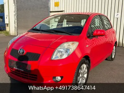 Gebraucht Toyota Yaris Team 69 PS (50 kW) 2008 Rot Kleinwagen