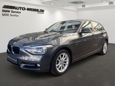 Usata BMW 116 Sport Line 116 CV (85 kW) 2014 Grigio Utilitaria