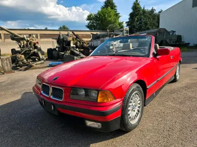 Gebraucht BMW 325 Cabriolet M Sport 192 PS (141 kW) 1994 Rot Cabrio