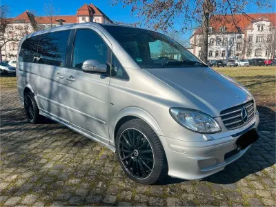Używany Mercedes Viano Exclusive 204 KM (150 kW) 2009 Srebrny Minivan