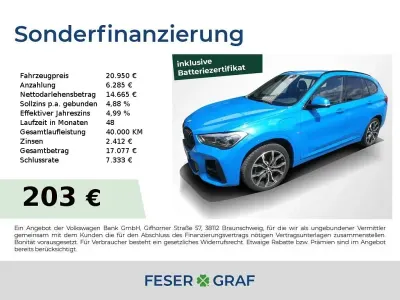 Brugt BMW X1 M Sport 220 HK (161 kW) 2021 Blå SUV