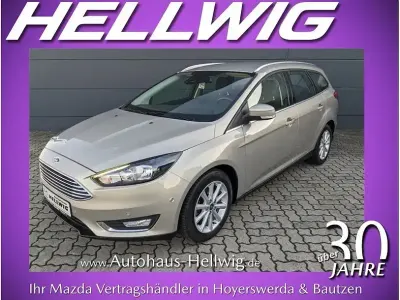 Second-hand Ford Focus Titanium 150 CP (110 kW) 2017 Gri Break