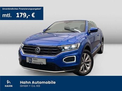 Ravennablau metallic Gebraucht 2021 VW T-Roc Cabriolet Style Cabrio | 20.990 € (Guter Preis)