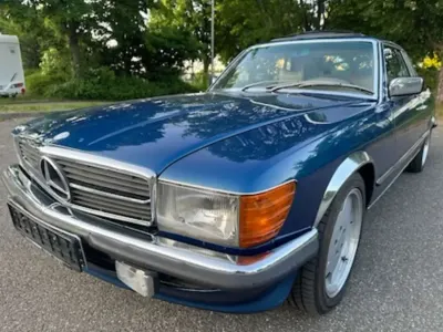 Używany Mercedes SLC450 AMG 218 KM (160 kW) 1978 Niebieski Coupe