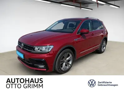 Gebraucht VW Tiguan Highline 179 PS (131 kW) 2018 Ruby red metallic (metallic) SUV