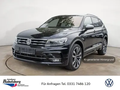Gebraucht VW Tiguan Allspace Highline 200 PS (147 kW) 2021 Schwarz SUV