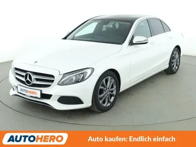 Gebraucht Mercedes C200 Avantgarde 136 PS (100 kW) 2018 Weiß Limousine
