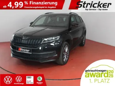 Gebraucht Skoda Kodiaq SportLine 190 PS (139 kW) 2021 Blackmagic perleffekt (metallic) SUV