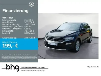 Gebraucht VW T-Roc Sportline 150 PS (110 kW) 2022 Schwarz SUV