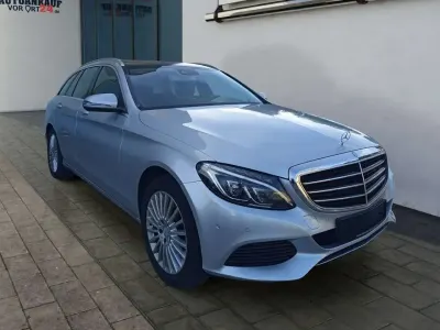 Gebraucht Mercedes C180 Exclusive 156 PS (114 kW) 2015 Iridiumsilber Kombi
