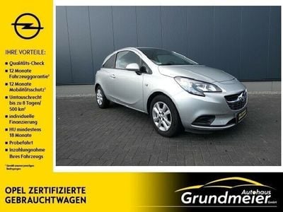 Gebraucht Opel Corsa Edition 90 PS (66 kW) 2015 Silber metallic Kleinwagen