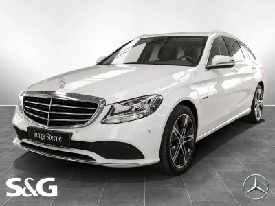 Gebraucht Mercedes C300e Exclusive 211 PS (155 kW) 2021 Unilack polarweiß Kombi