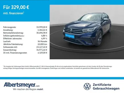 Usata VW Tiguan Allspace Life 190 CV (139 kW) 2023 Blu SUV