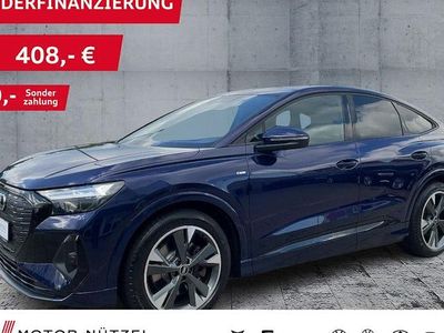 Gebraucht Audi Q4 Sportback e-tron S-Line 219 kW (299 PS) 2022 Navarrablau metallic SUV