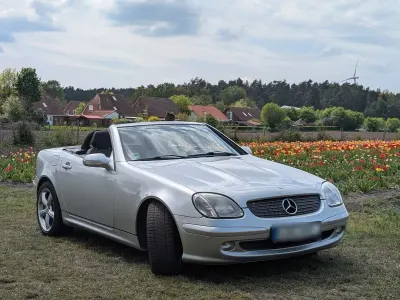 Gebraucht Mercedes SLK200 163 PS (119 kW) 2001 Silber Cabrio