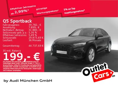 Gebraucht Audi Q5 S-Line 265 PS (194 kW) 2022 Mythosschwarz metallic SUV