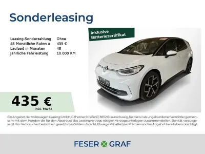 Gebraucht VW ID.3 Pro 150 kW (204 PS) 2024 Gletscherweiß Kleinwagen