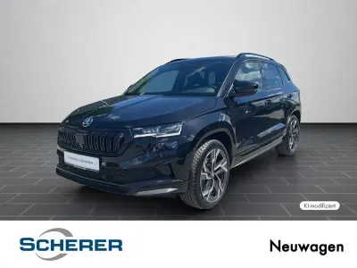 Neu Skoda Karoq SportLine 190 PS (139 kW) 2026 Schwarzmagic perleffekt (metallic) SUV