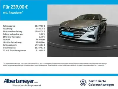 Gebraucht VW Arteon Elegance 200 PS (147 kW) 2021 Silber Kombi