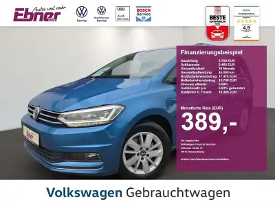 Gebraucht VW Touran Sound 116 PS (85 kW) 2017 Blau Van / Kleinbus