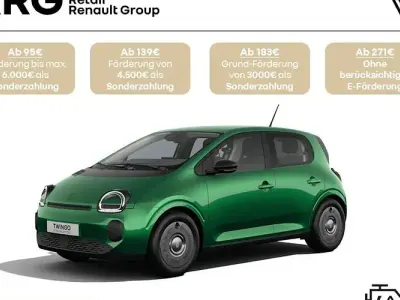 Novo Renault Twingo Evolution 60 kW (82 HP) 2026 Verde Citadino