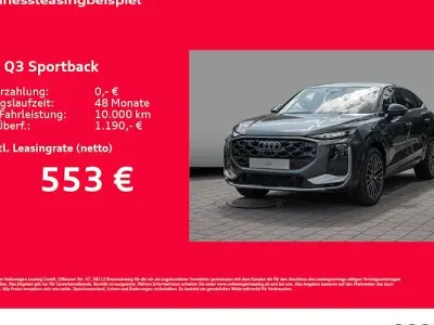 Neu Audi Q3 Sportback Basis 204 PS (150 kW) 2026 Grau SUV