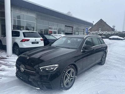 Schwarz unilack Gebraucht 2022 Mercedes E300 AMG line Kombi | 36.990 € (Guter Preis)