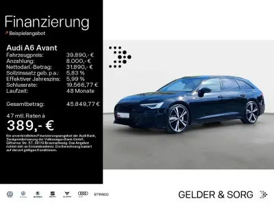 Brugt Audi A6 Business 299 HK (219 kW) 2023 Sort Stationcar