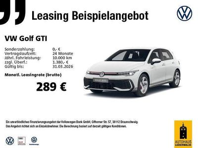 Neu VW Golf GTI 265 PS (194 kW) 2026 Weiß Limousine